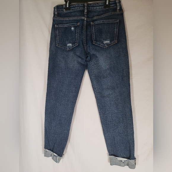 Kancan Distressed Blue Jeans Sz 26 - Picture 4 of 13